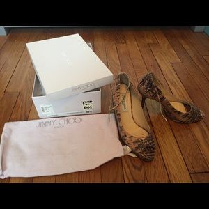 Jimmy Choo Peep Toe Heels